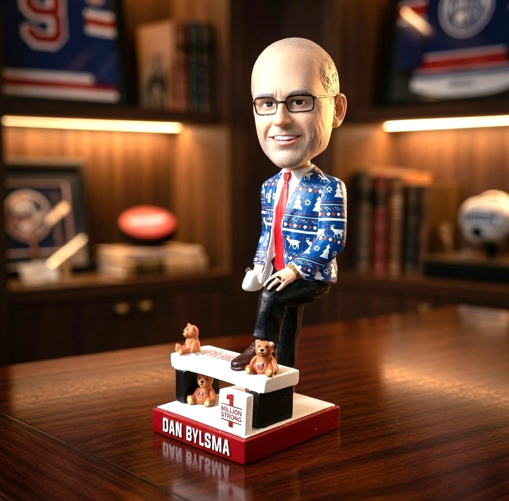 Success Brands Coachella Valley Firebirds Dan Bylsma Bobblehead Statue NIB AHL